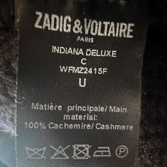 Zadig & Voltaire Indiana Delux Cashmere Cardigan - Picture 2 of 6